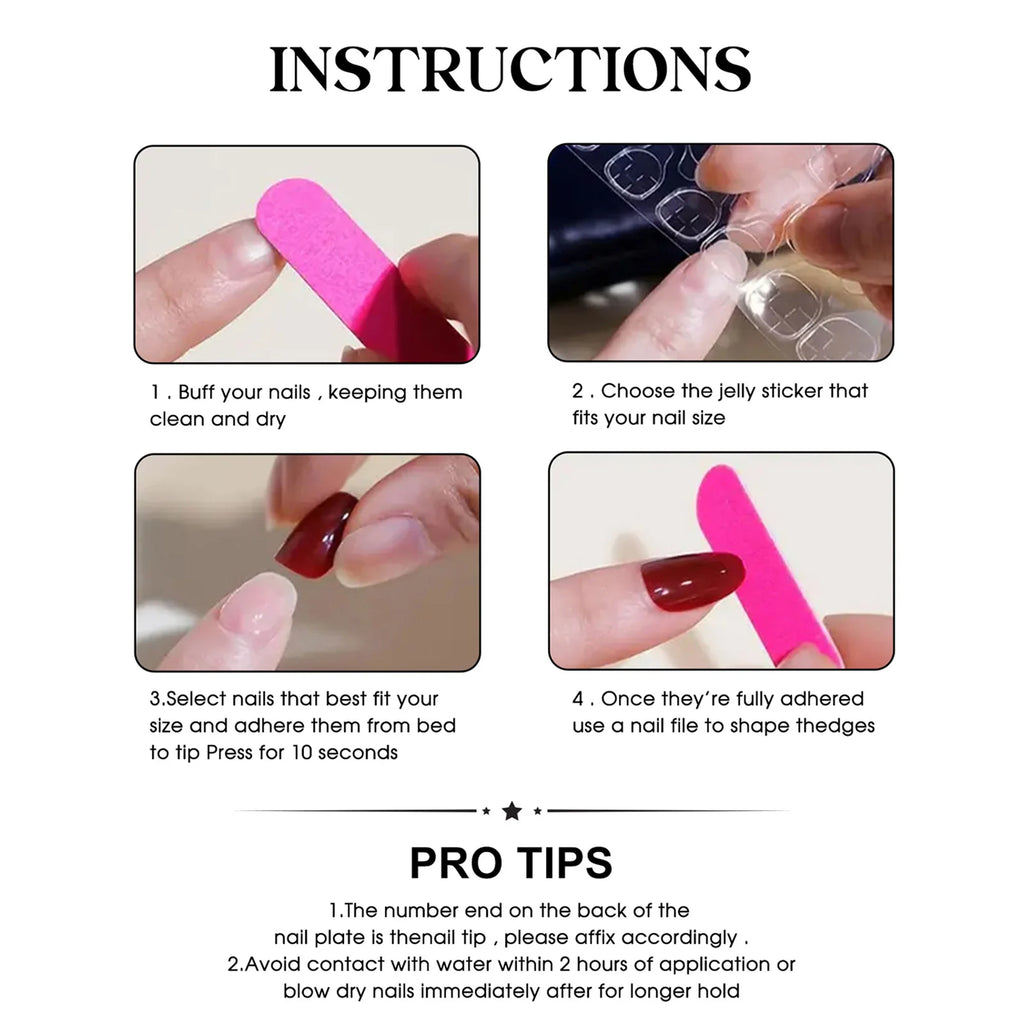Faux ongles à pression Amande Moyen Bleu Miroir Étoiles Scintillantes - Faits main (Lot de 10)